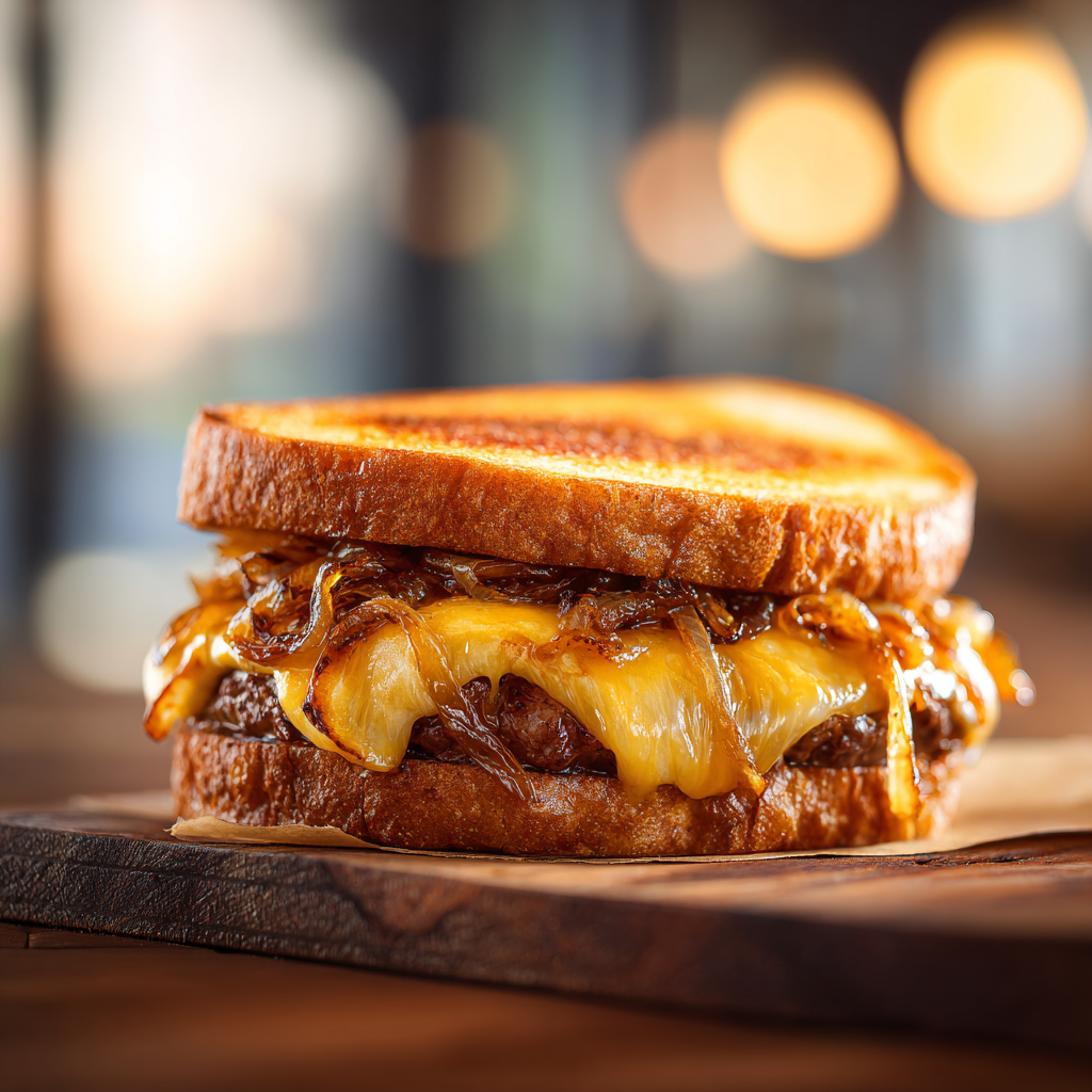 Burger on Texas Toast